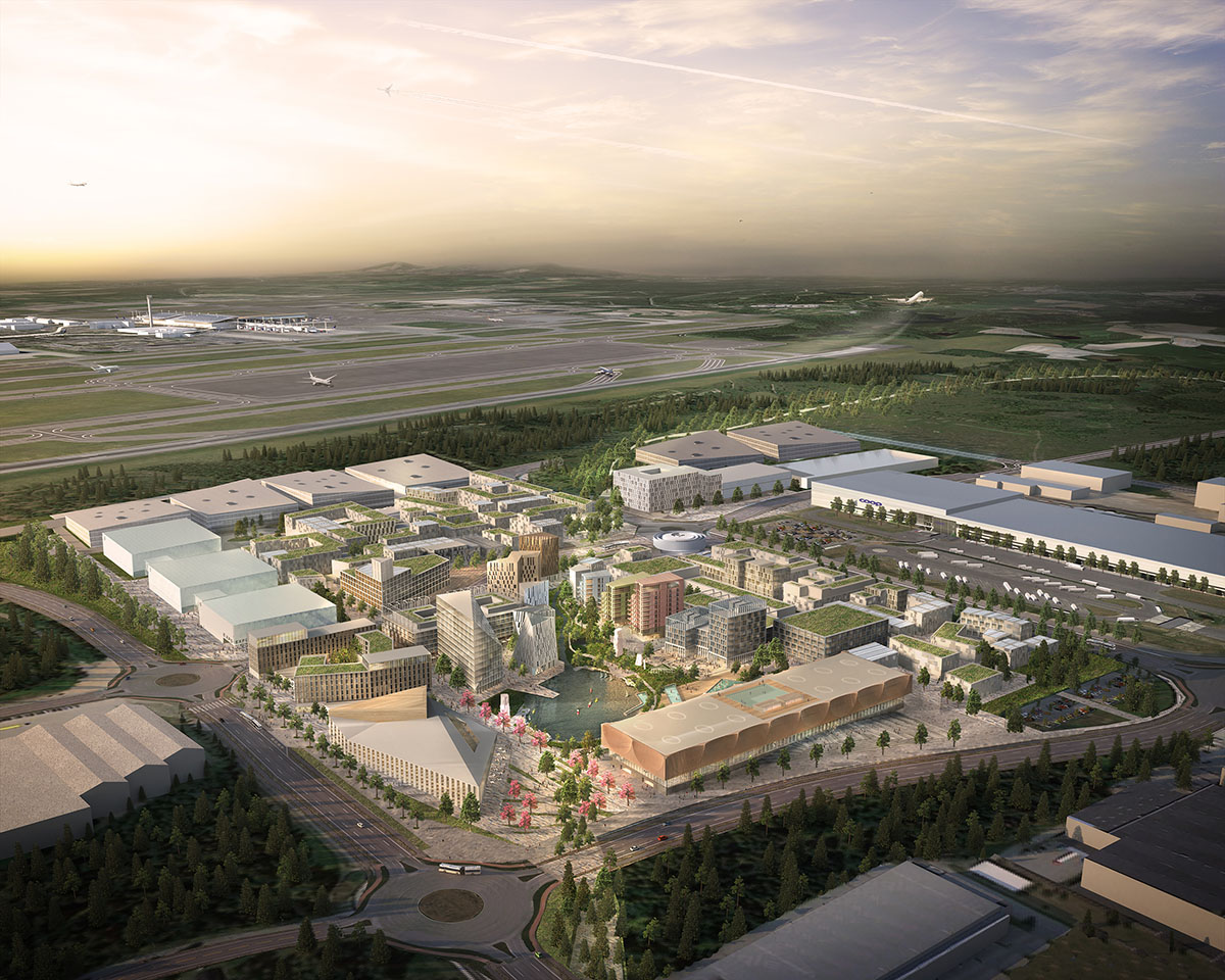 Haptic Architects and Nordic to design Europe's most digitalised airport city in Oslo