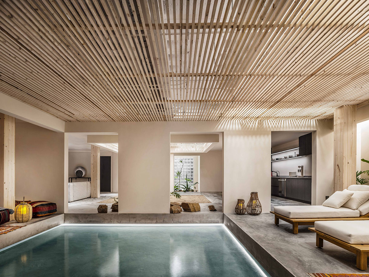 MIAOJUE Design Studio creates resort-like office space where nature, art and work converge in Beijing