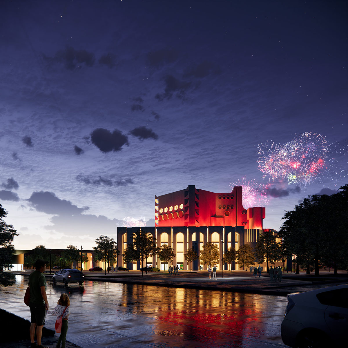 Rhizome wins competition for the renovation of Veliky Novgorod Drama Theatre in Russia