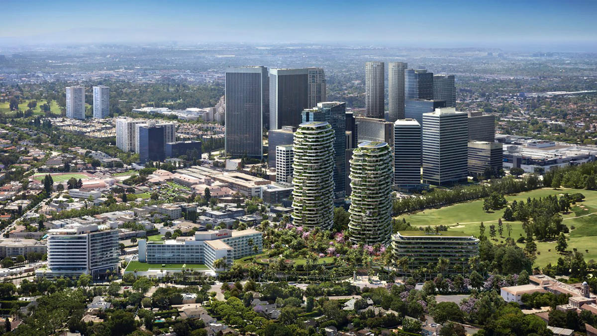 Foster + Partners designs One Beverly Hills with sinuous lines and lush botanical gardens