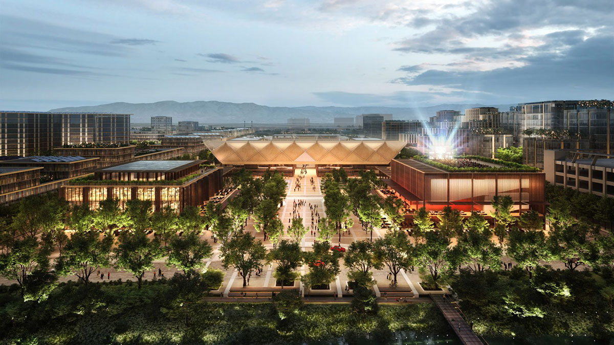 Foster + Partners unveils new mixed-use development for the city of Santa  Clara