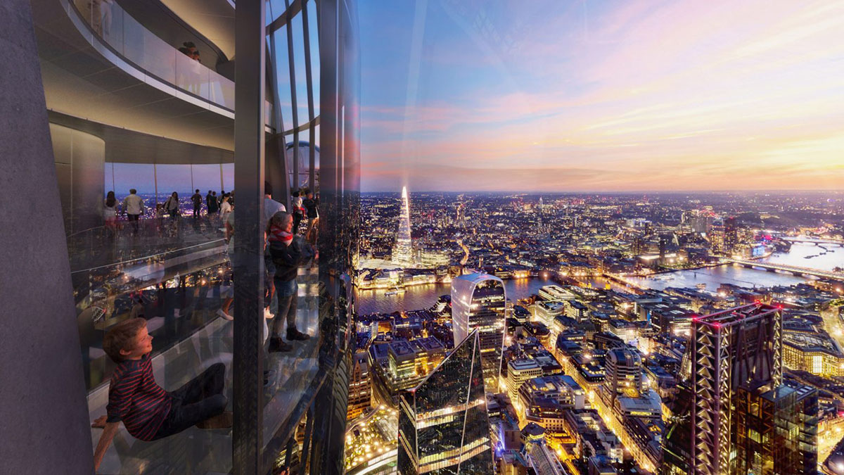 Foster + Partners reveals updated visuals for The Tulip tower in London