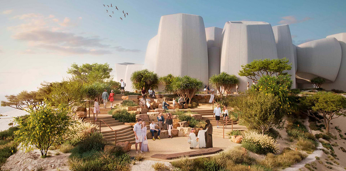 Coral reefs inform Foster + Partners' new Marine Life Institute in Saudi Arabia