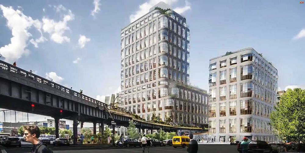Heatherwick Studio unveils plans for New York's new residential towers with bursting windows