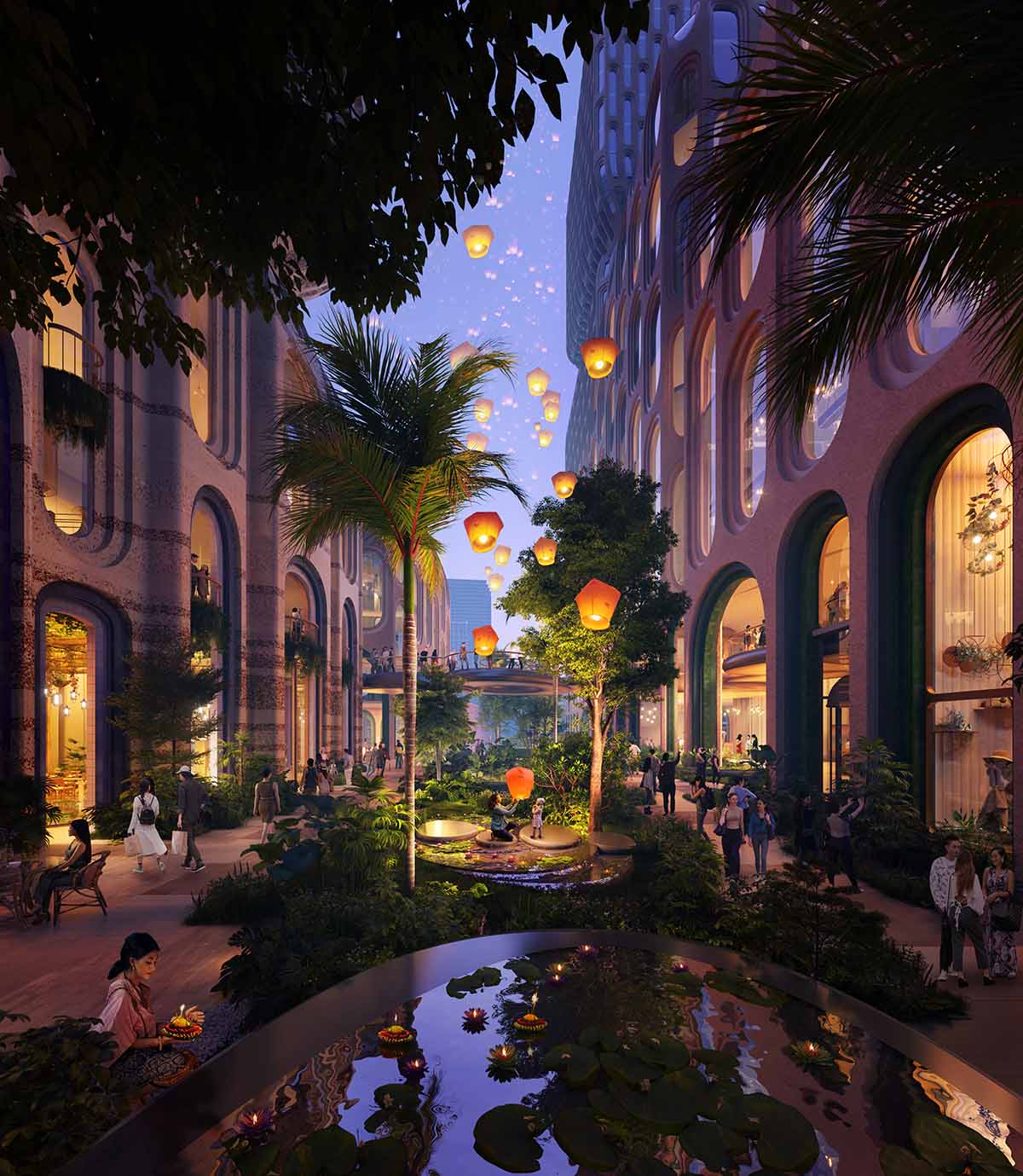 Heatherwick Studio unveils design for lantern-inspired towers in Thailand