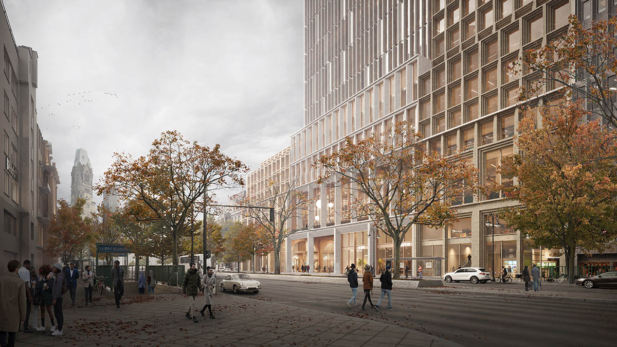 Henning Larsen selected to transform Kurfürstendamm 231 with a generous public plaza in west Berlin