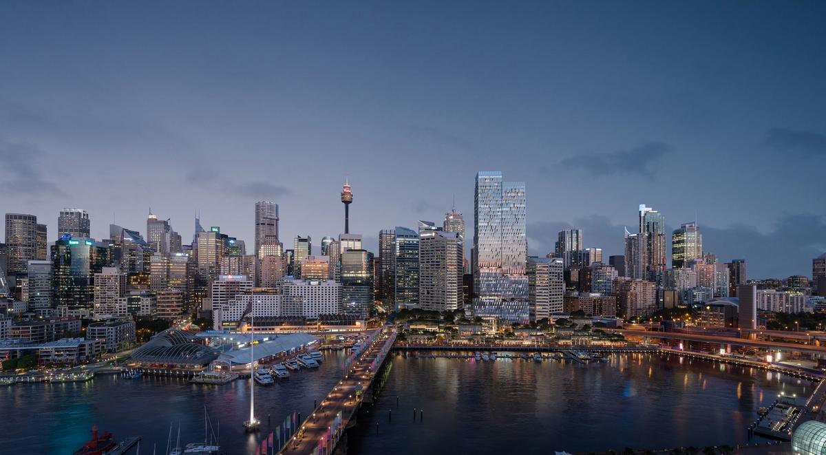 Henning Larsen Architects wins competition to design Cockle Bay Park tower in central Sydney