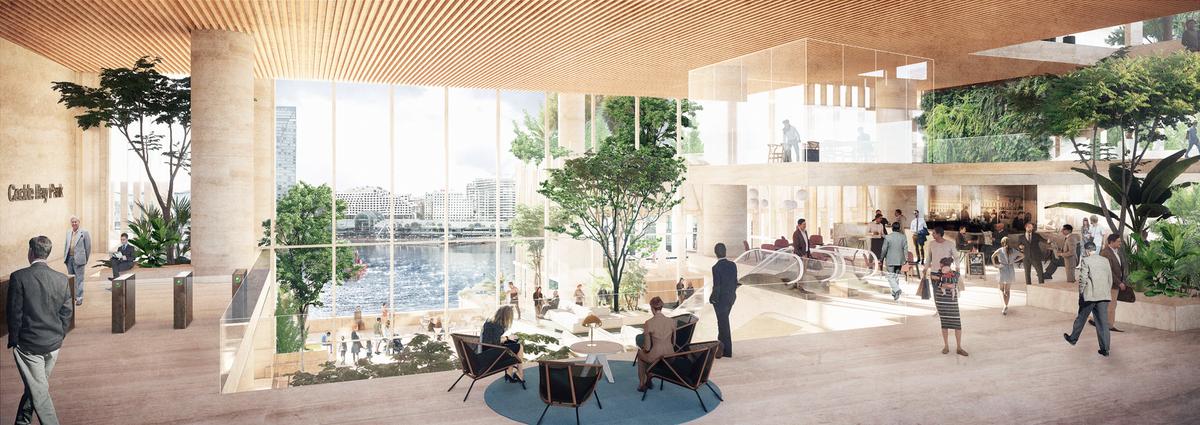 Henning Larsen Architects wins competition to design Cockle Bay Park tower in central Sydney
