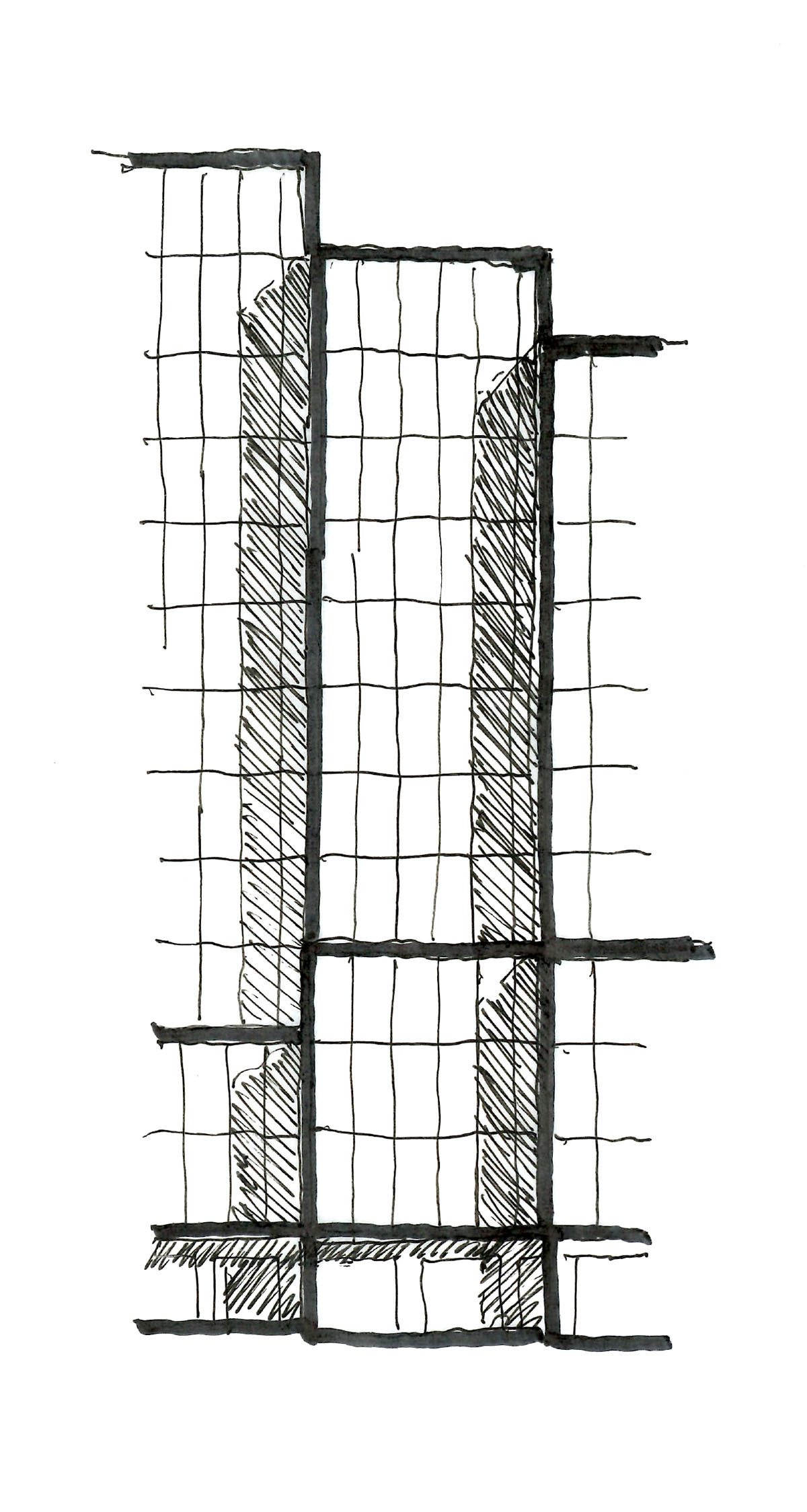 Basalt rock formations in California inform a new support center by Henning Larsen