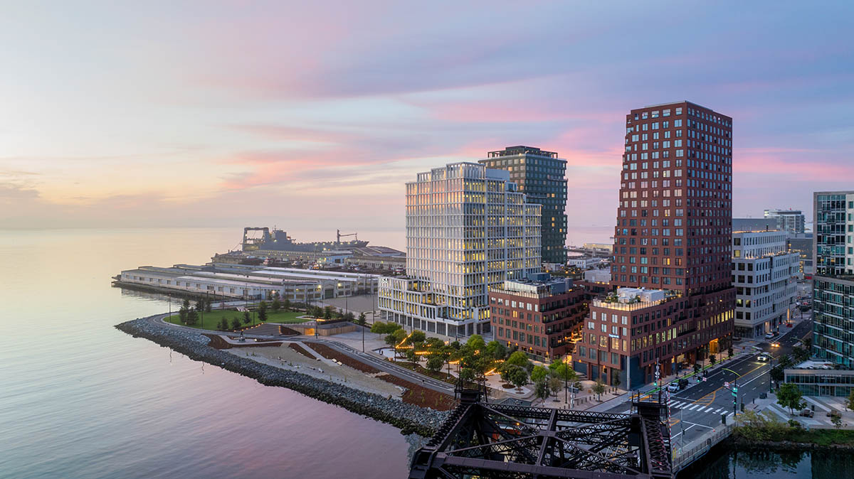 Basalt rock formations in California inform a new support center by Henning Larsen