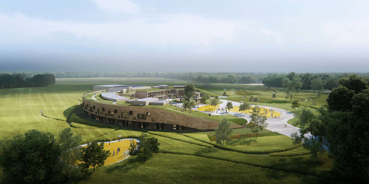 Henning Larsen Architects' new primary school in Sundby will merge new ways of learning and working