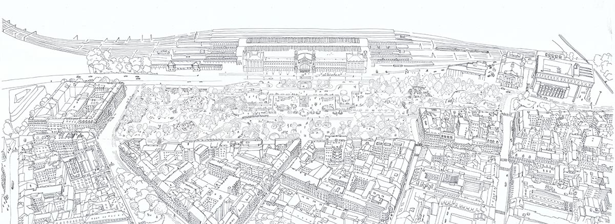 Henning Larsen to redesign Prague Central Station with spacious open-roof timber canopy