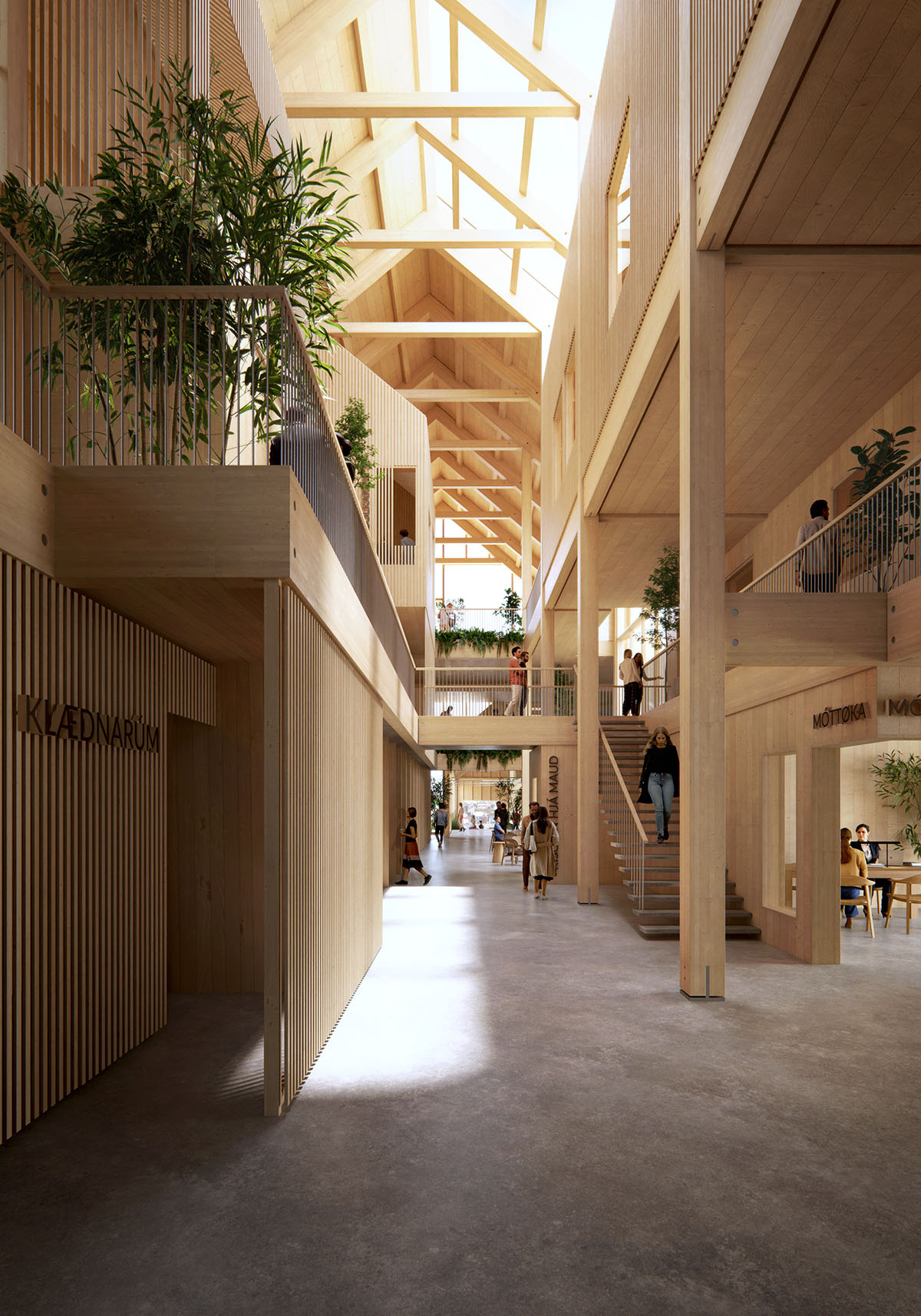 Henning Larsen designs new mass timber and microclimate university building in Faroe Islands 