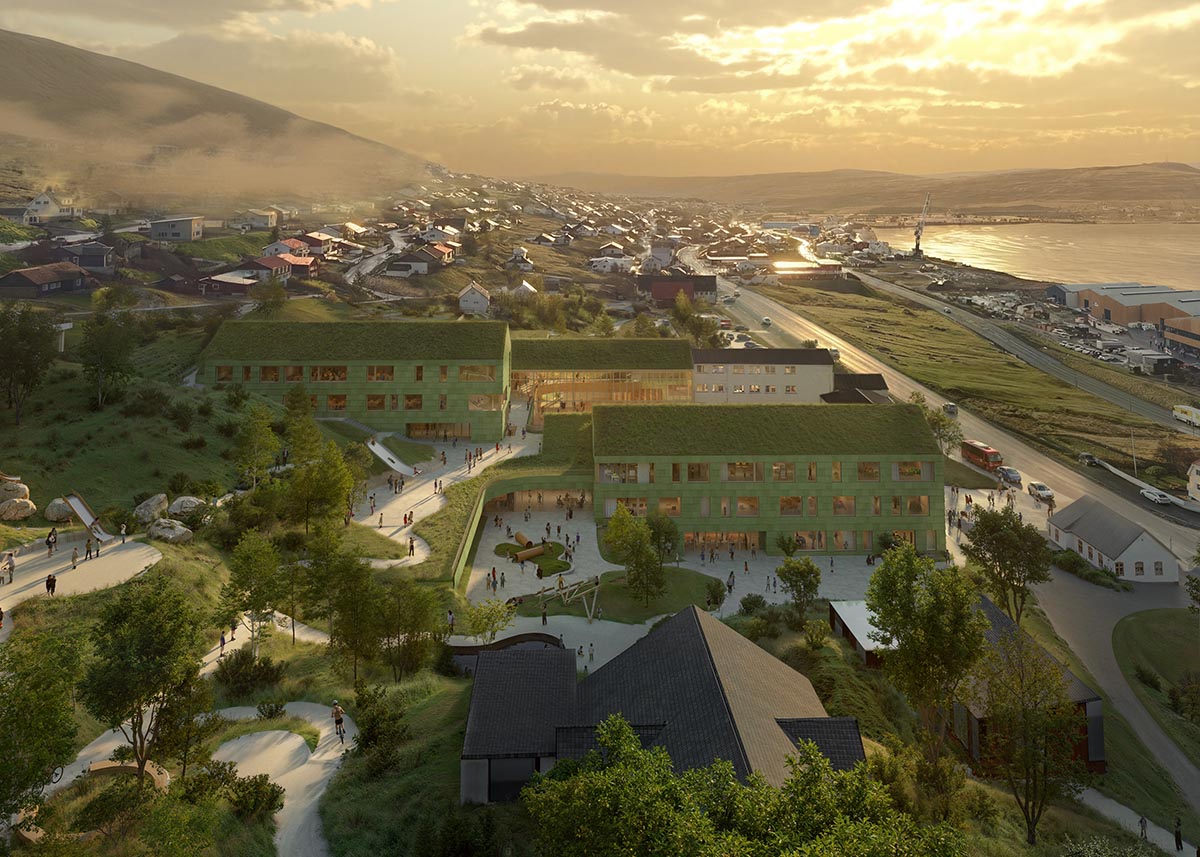 Henning Larsen converts 1950s school into a learning village in Faroese landscape