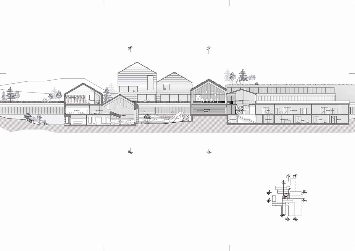 Henning Larsen converts 1950s school into a learning village in Faroese landscape