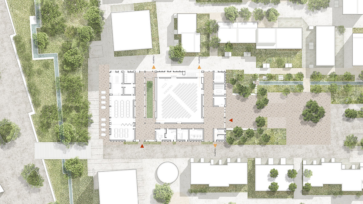 Henning Larsen to design wooden church that features tapered volumes in a forest of Copenhagen