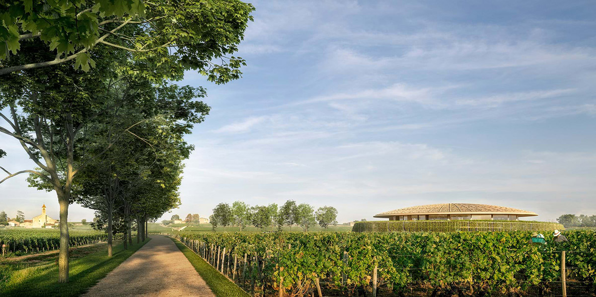 Foster + Partners seamlessly blends its new dome-shaped winery in the hills of Bordeaux, France