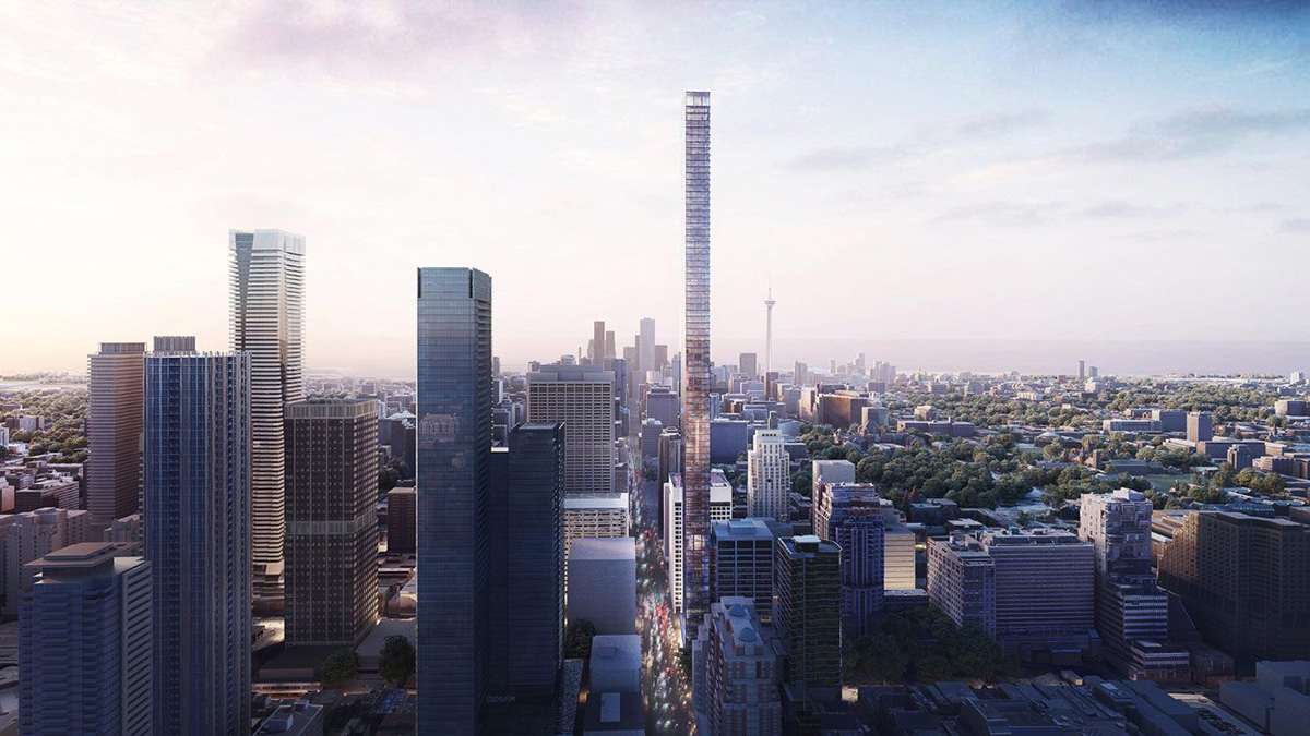 Herzog & de Meuron and Quadrangle add slender mixed-use skyscraper to Toronto's skyline