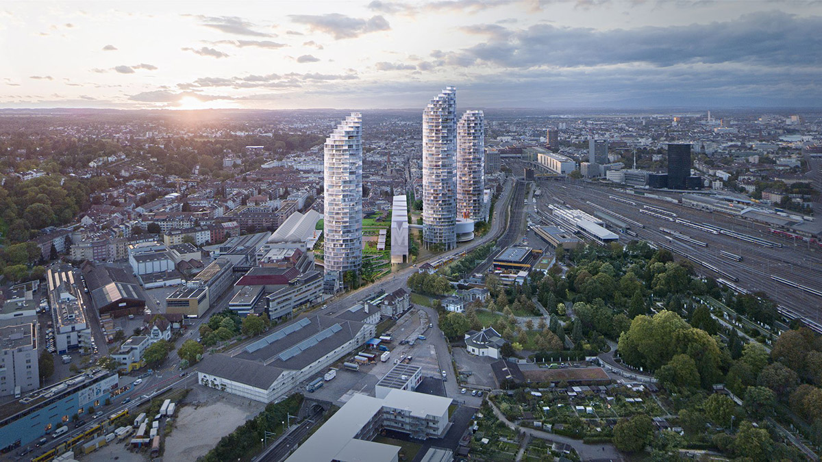 Herzog & de Meuron wins competition to design masterplan for Basel's Nordspitze area