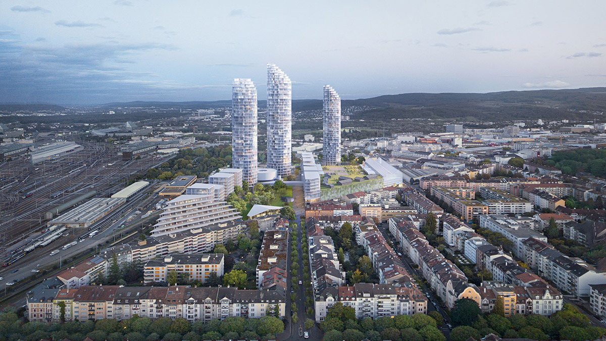 Herzog & de Meuron wins competition to design masterplan for Basel's Nordspitze area