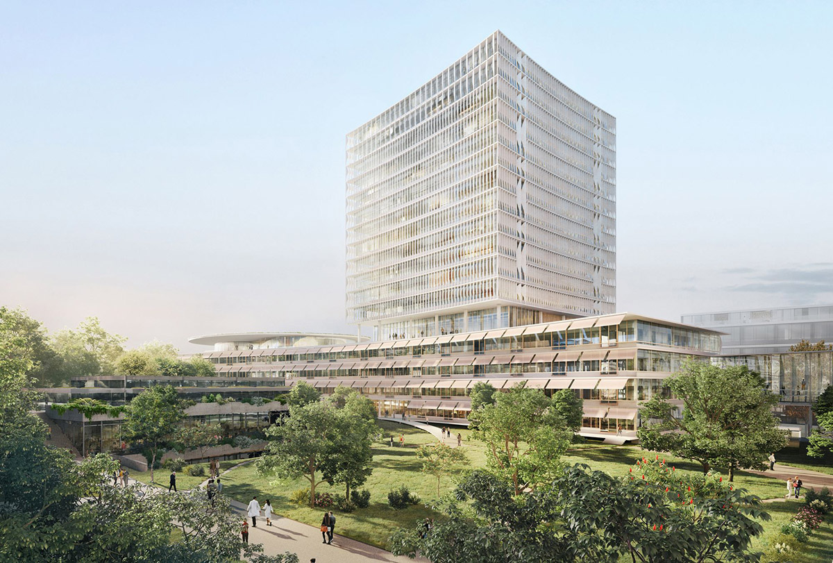 Herzog & de Meuron unveils design for a new hospital building in Basel