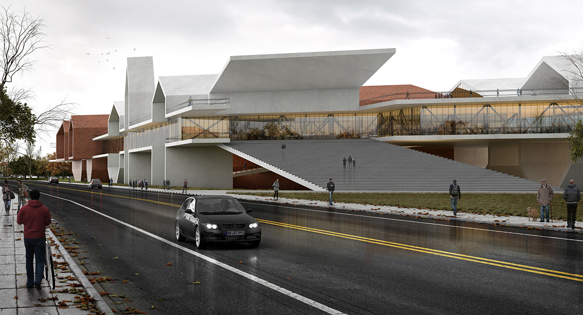 Kaunas M.K. Ciurlionis Concert Center Design