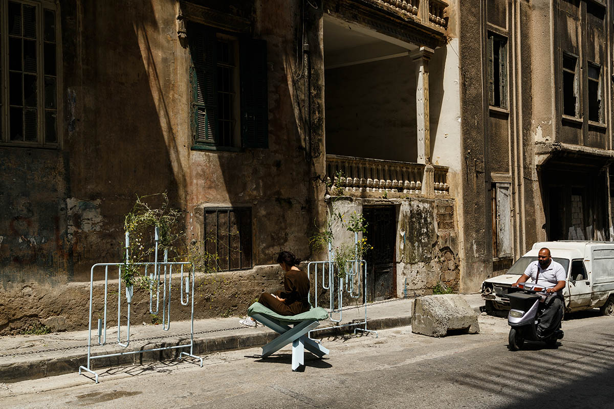 T SAKHI designed urban interventions to engage in public space for Beirut's streets