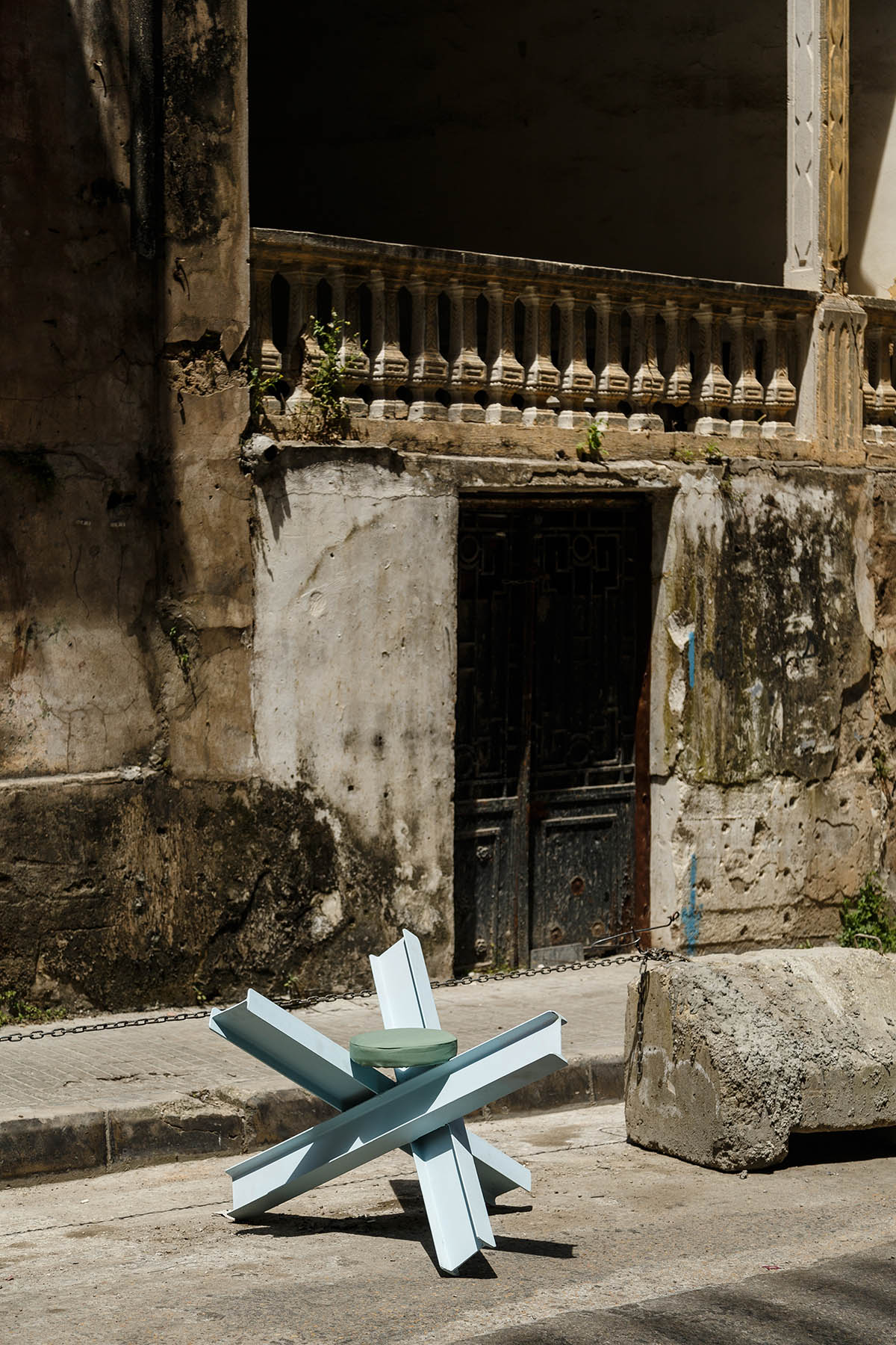 T SAKHI designed urban interventions to engage in public space for Beirut's streets