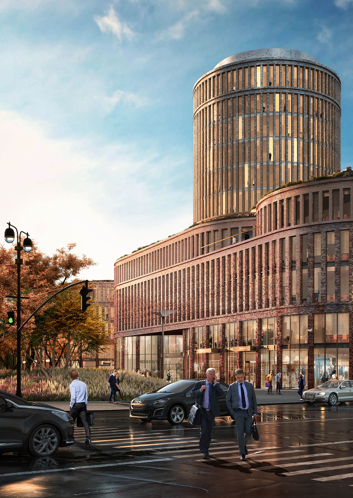MVRDV's rounded office complex addresses to Łódź's
