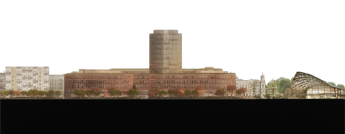 MVRDV's rounded office complex addresses to Łódź's