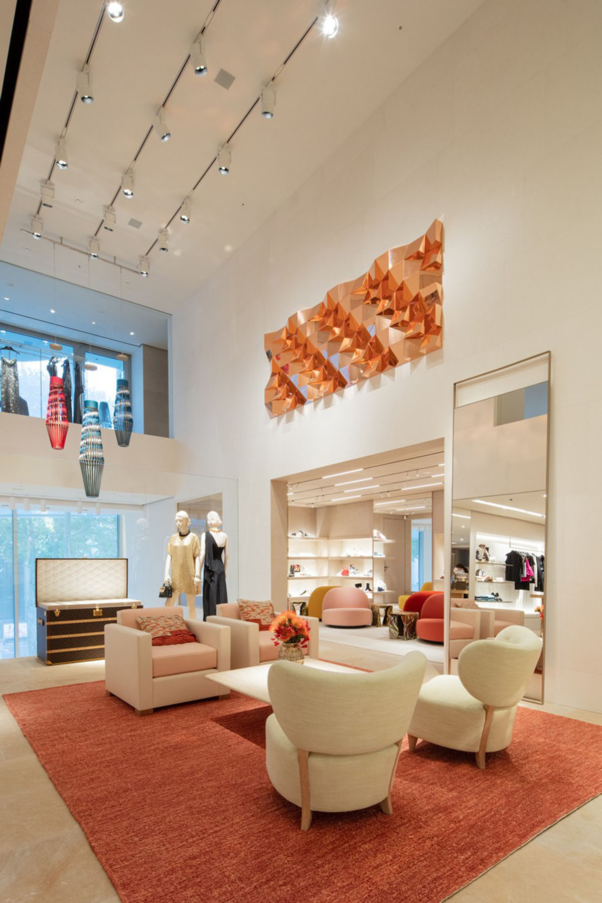 Frank Gehry designed Louis Vuitton's new Seoul store with fluffy