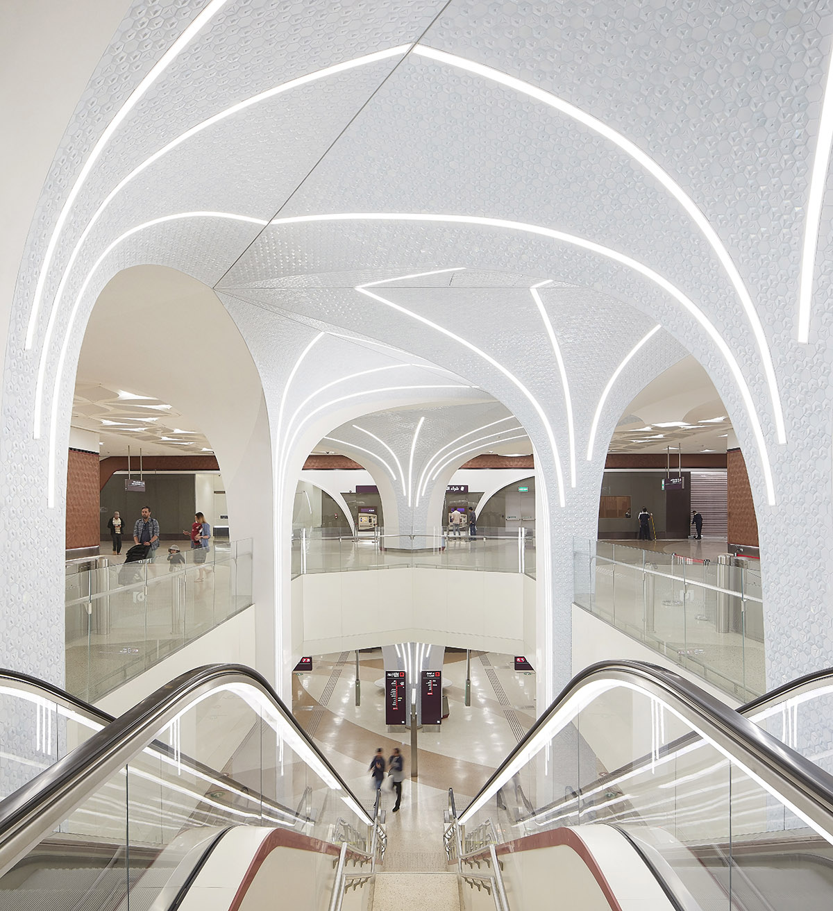 UNStudio completes the first 37 stations referencing to old Qatari architecture on Doha Metro Network