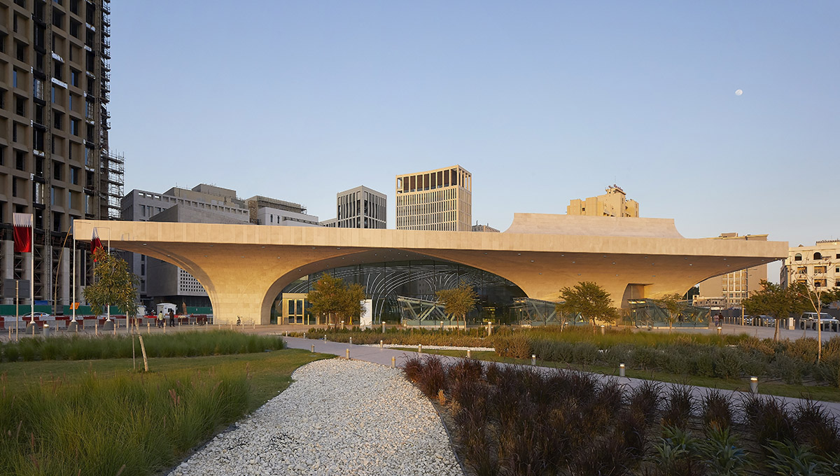 UNStudio completes the first 37 stations referencing to old Qatari architecture on Doha Metro Network