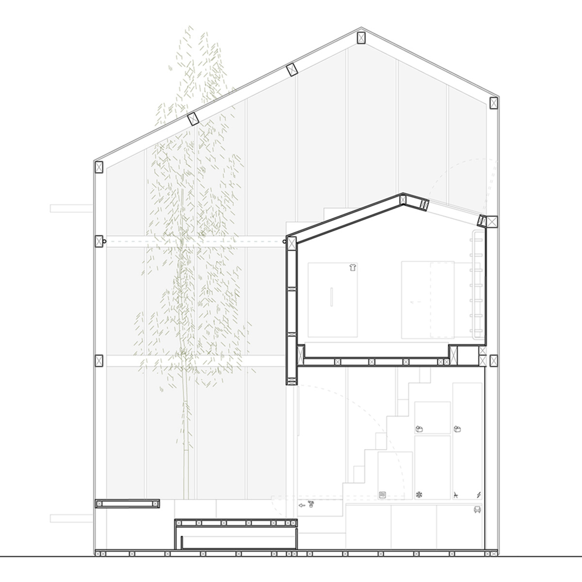MYCC combines timber and polycarbonate for this multi-floor temporary pavilion in Madrid