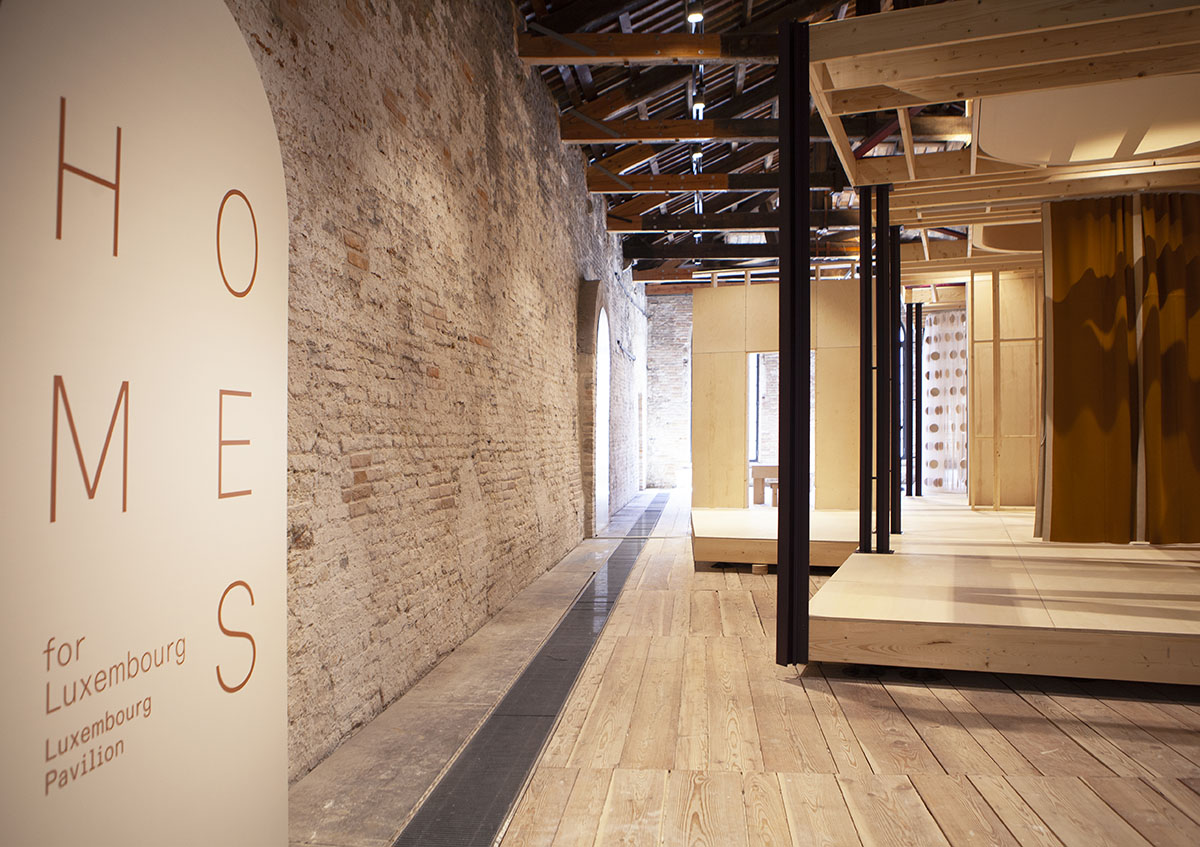 Luxembourg Pavilion explores new ways of modular living with domestic concerns at Venice Biennale