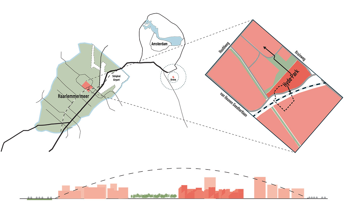 MVRDV's Hyde Park gets greenlight for a futuristic urban district in Hoofddorp