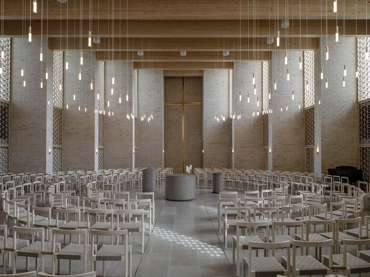 Historic Højvangen Church opens after 500 years, designed by Henning Larsen 