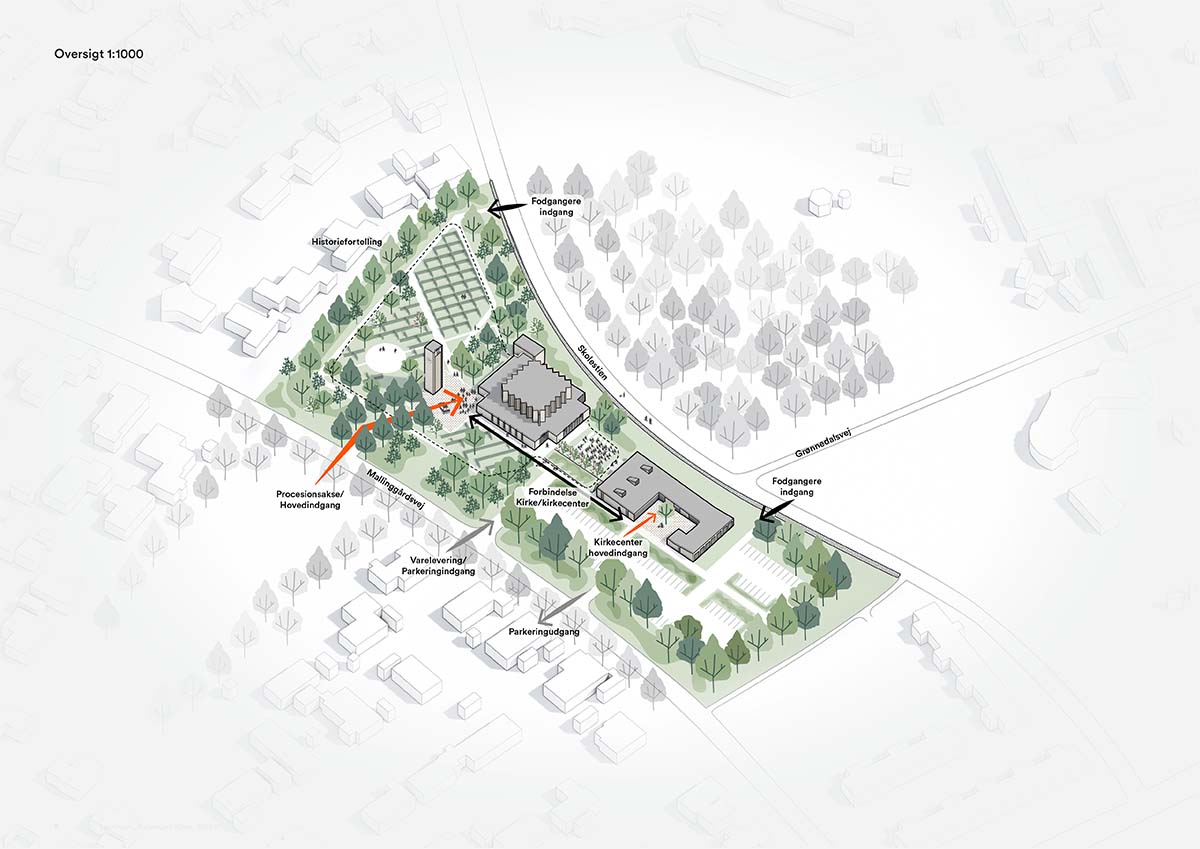 Historic Højvangen Church opens after 500 years, designed by Henning Larsen 