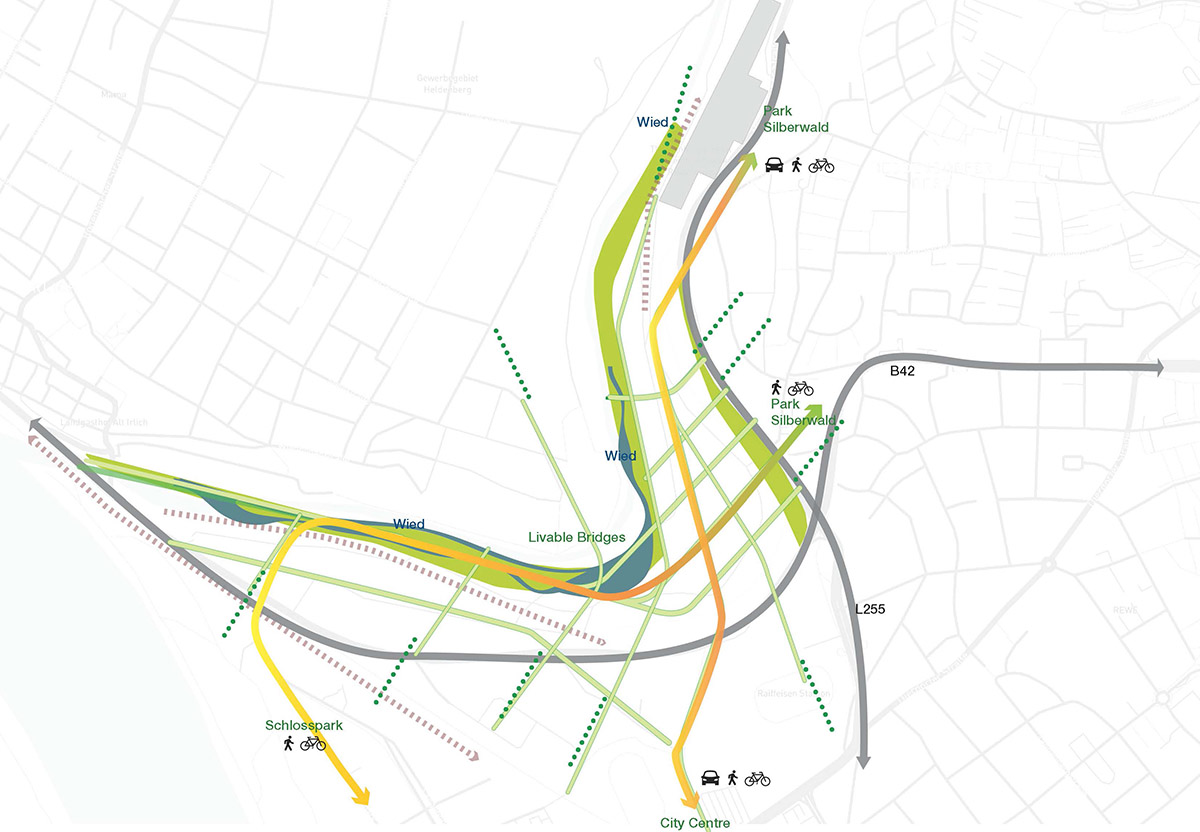 Salon Alper Derinbogaz Architecture releases masterplan shaped by natural formations in Neuwied