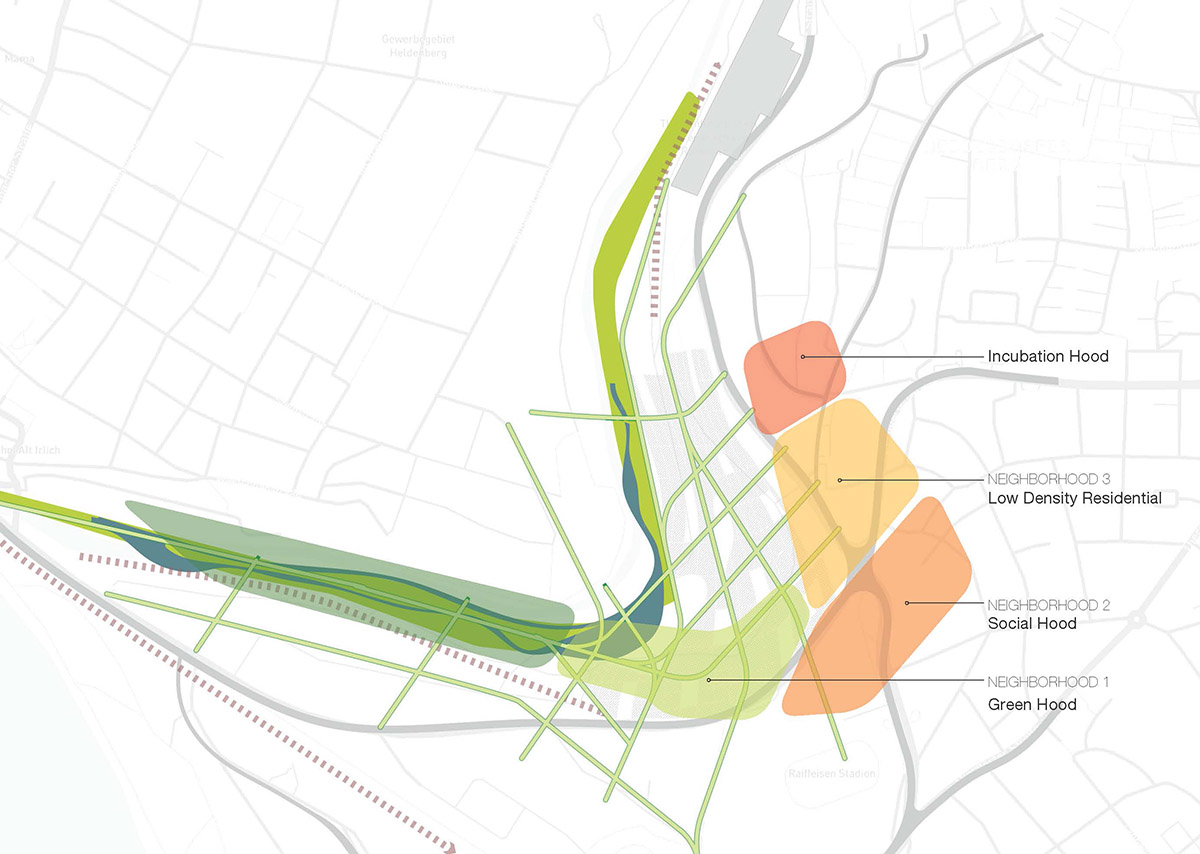 Salon Alper Derinbogaz Architecture releases masterplan shaped by natural formations in Neuwied