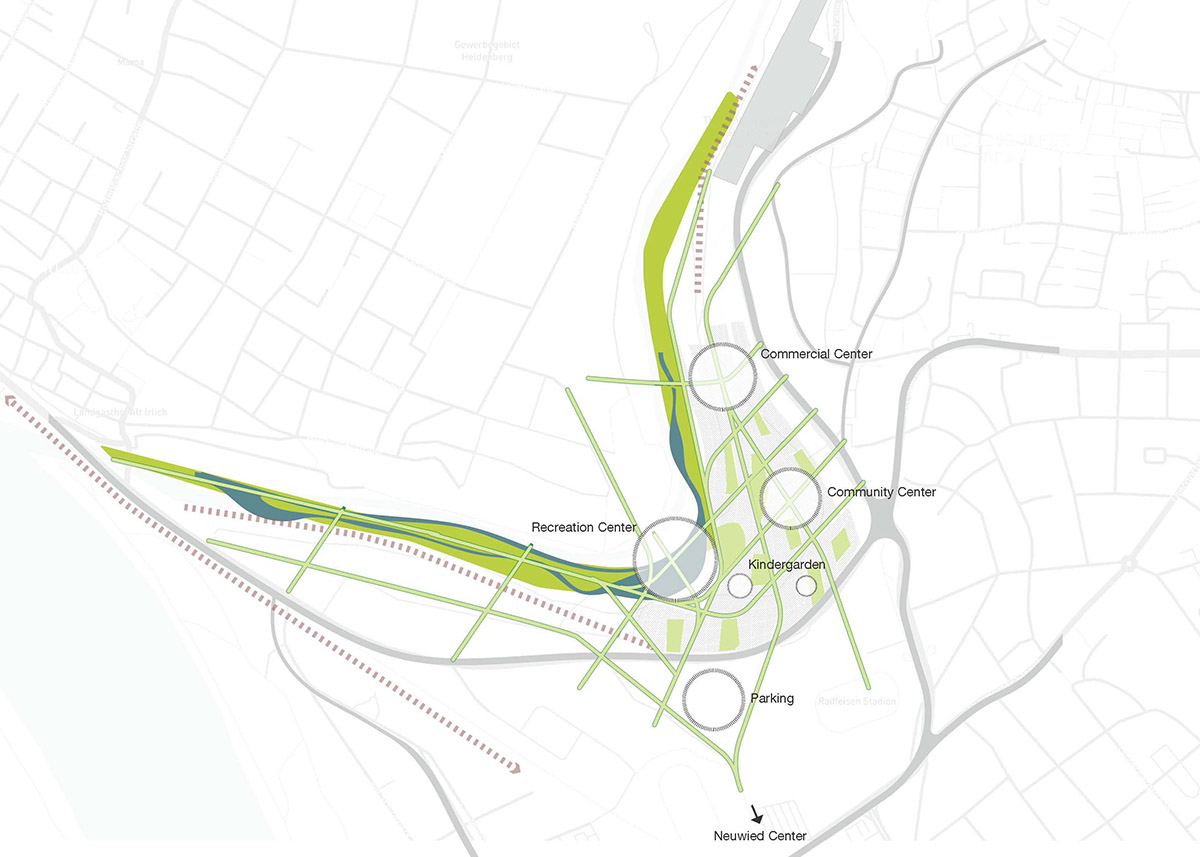 Salon Alper Derinbogaz Architecture releases masterplan shaped by natural formations in Neuwied