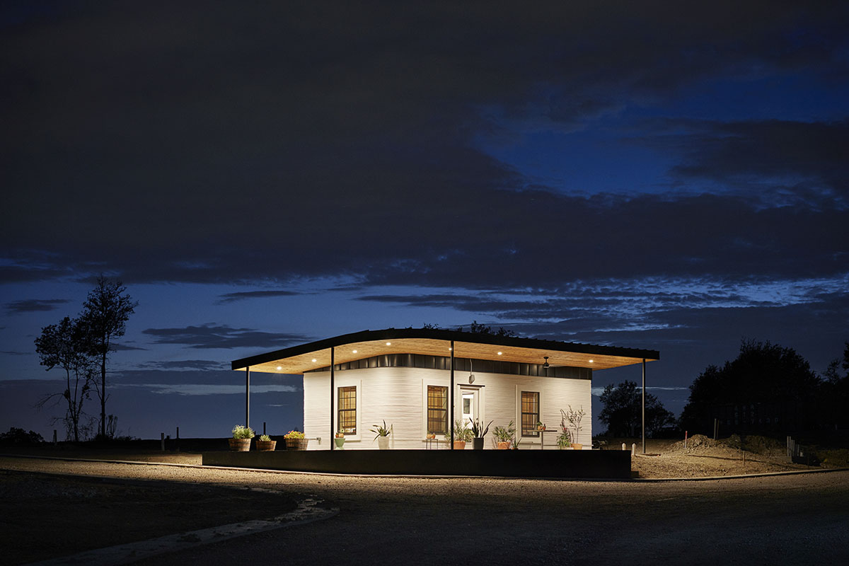 BIG partners up with ICON to expand knowledge and design for 3D printed robotic homes