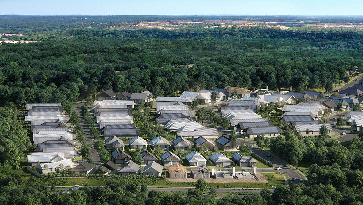 Construction is underway for BIG, ICON and Lennar's 3D-printed homes in Texas