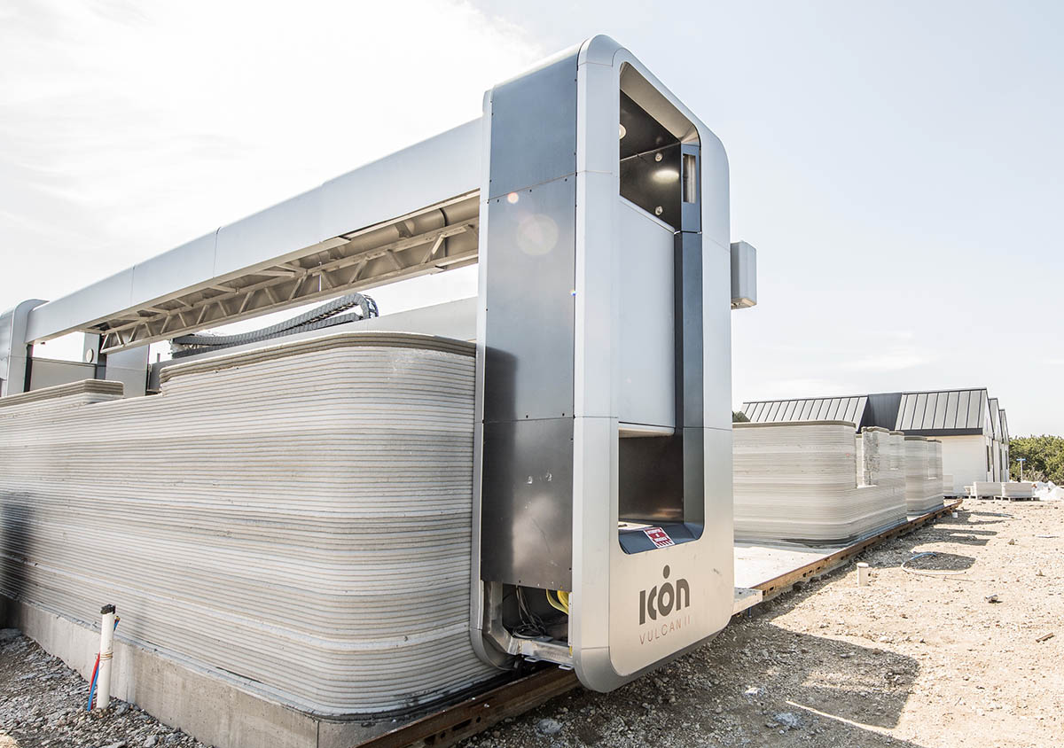 BIG partners up with ICON to expand knowledge and design for 3D printed robotic homes