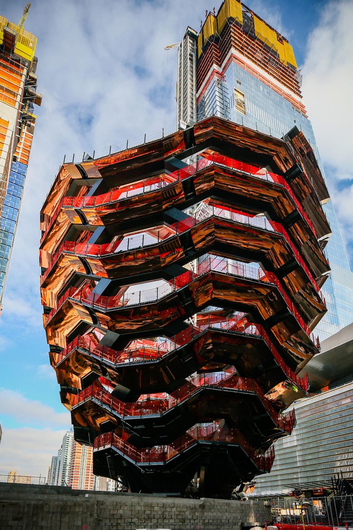 Heatherwick's The Vessel is almost complete and set to present interactive experience on March 15