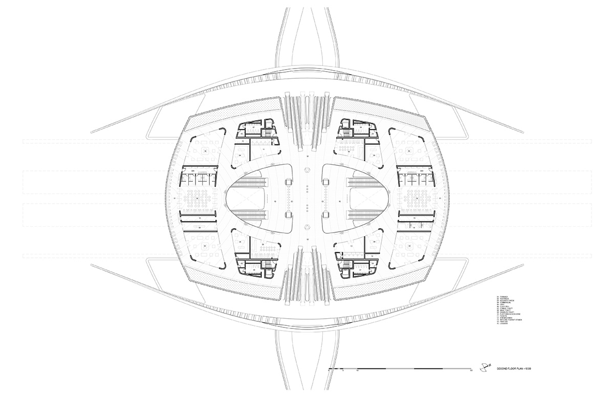 Aidia Studio designs wavy and open latticed roof for Tulum Train Station