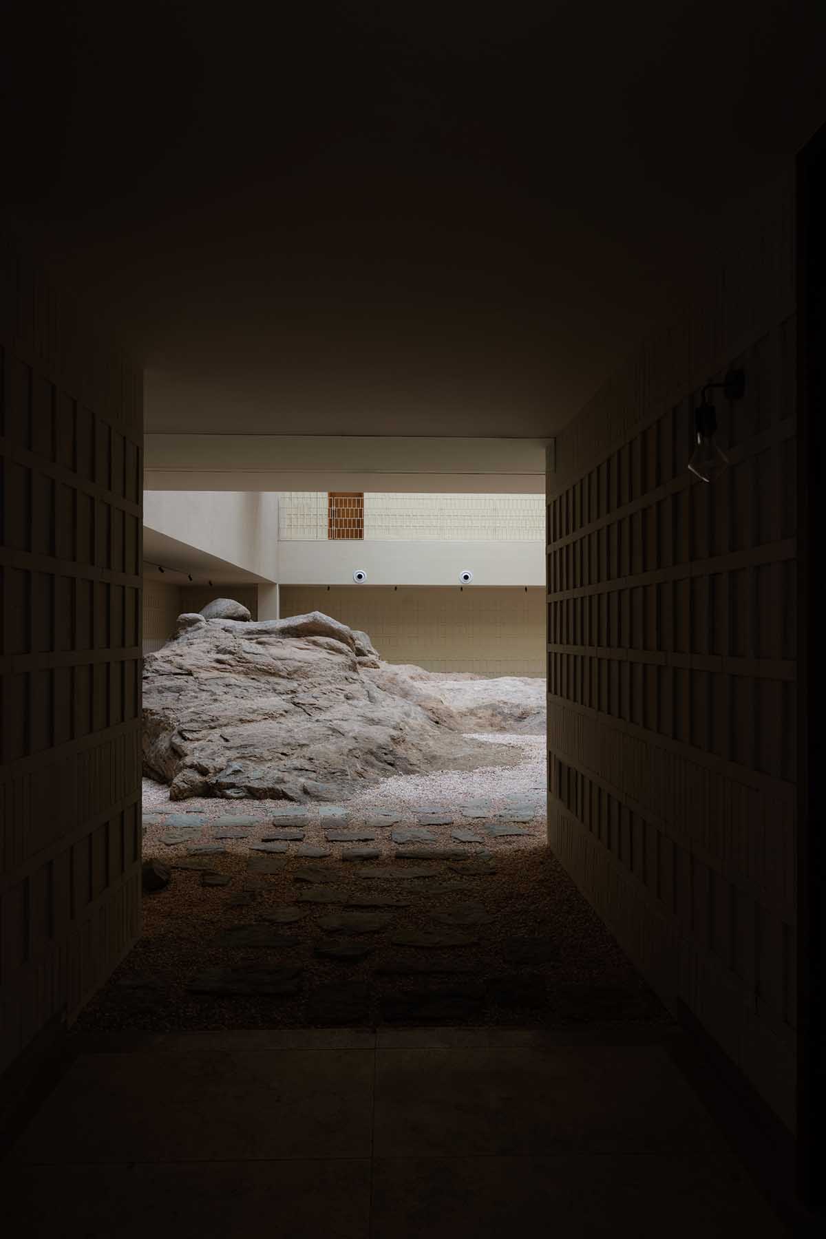 The Lighthouse Hotel reinterprets traditional fishing village settlements on a steep reef in Zhoushan