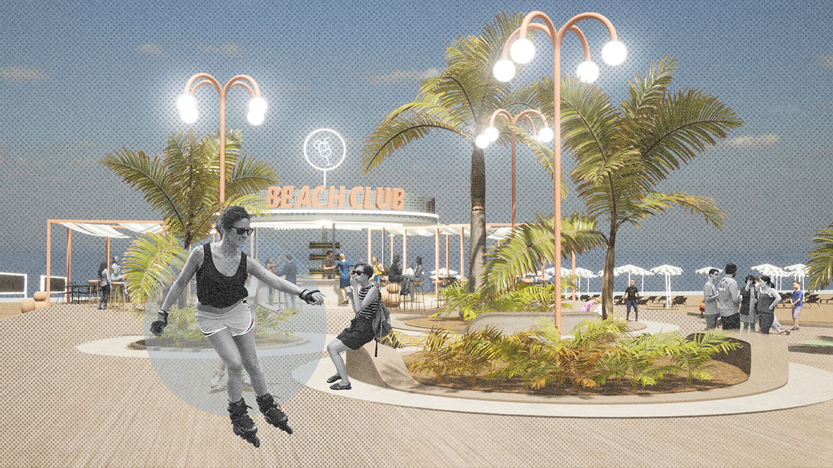 FORMA, KUTONOTUK, Lewis Williams Design shortlisted to transform Atlantic Beach Boardwalk 