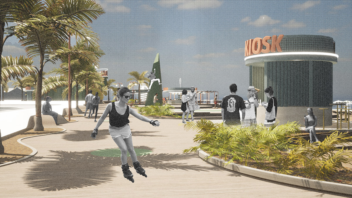 FORMA, KUTONOTUK, Lewis Williams Design shortlisted to transform Atlantic Beach Boardwalk 