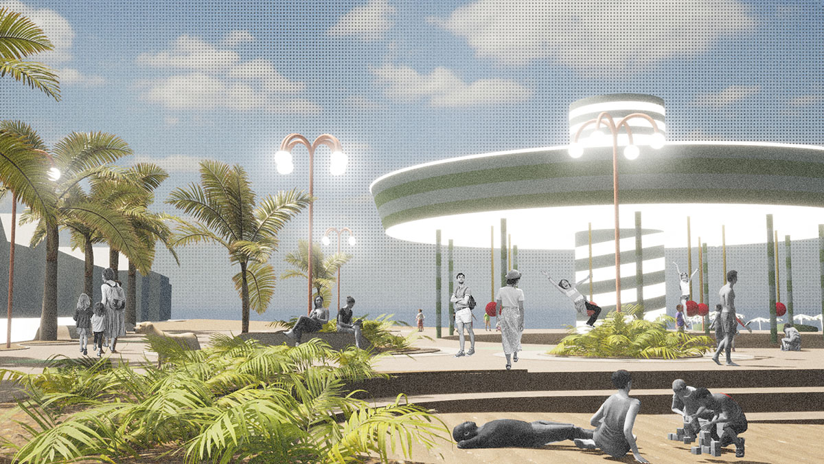 FORMA, KUTONOTUK, Lewis Williams Design shortlisted to transform Atlantic Beach Boardwalk 